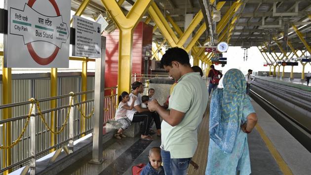 Employees of the Delhi Metro said they would go on strike from June 30 if their demands for better pay and a union were not met. (Sanchit Khanna/HT Photo) Employees of the Delhi Metro said they would go on strike from June 30 if their demands for better pay and a union were not met. (Sanchit Khanna/HT Photo)