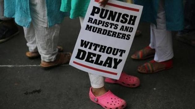 Protesters take out a rally against the rising number of rapes across the country.(AP File)