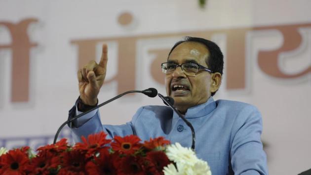Chief minister Shivraj Singh Chouhan addressing during student panchayat at CM house in Bhopal, India. (HT File Photo) Chief minister Shivraj Singh Chouhan addressing during student panchayat at CM house in Bhopal, India. (HT File Photo)