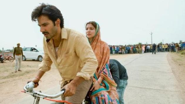 Varun Dhawan and Anushka Sharma as Mauji and Mamta in Yashraj Films’ Sui Dhaaga.(Yrf/Twitter)