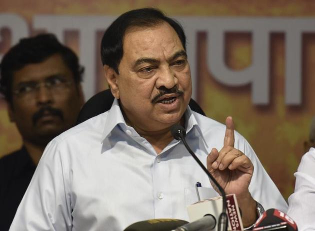 Former revenue minister Eknath Khadse and his family get a clean chit from the ACB. (HT File Photo) Former revenue minister Eknath Khadse and his family get a clean chit from the ACB. (HT File Photo)