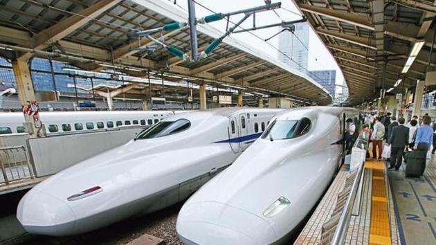 Passengers boarding a Shinkansen train at Tokyo station. (AP FIle) Passengers boarding a Shinkansen train at Tokyo station. (AP FIle)