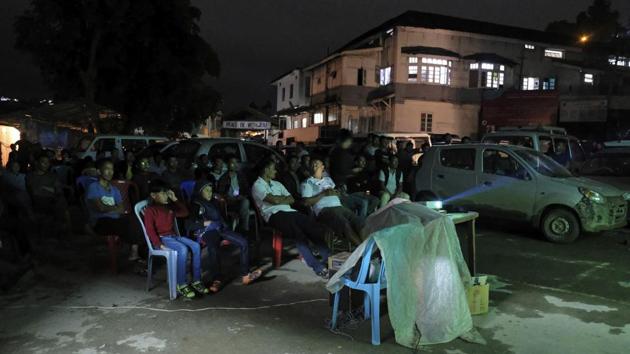 People watch the Group F World Cup soccer match between South Korea and Germany in Kohima, Nagaland. Electricity is erratic here, but an order sent by state officials earlier this month made clear this was no ordinary time for Nagaland’s power authority. Staff was “directed to remain vigilant in their respective duties” and extra arrangements made. Why? “For smooth maintenance of power supply during the World Cup matches,” the order read. (Yirmiyan Arthur / AP) People watch the Group F World Cup soccer match between South Korea and Germany in Kohima, Nagaland. Electricity is erratic here, but an order sent by state officials earlier this month made clear this was no ordinary time for Nagaland’s power authority. Staff was “directed to remain vigilant in their respective duties” and extra arrangements made. Why? “For smooth maintenance of power supply during the World Cup matches,” the order read. (Yirmiyan Arthur / AP)