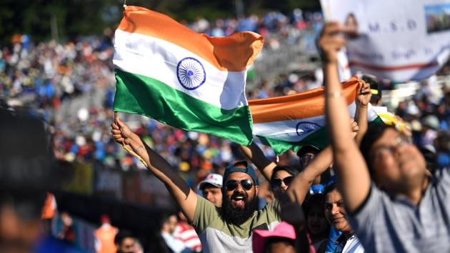 India fans got to witness their team put in a dominant performance. (REUTERS) India fans got to witness their team put in a dominant performance. (REUTERS)