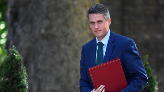 Britain's secretary of state for defence Gavin Williamson arrives in Downing Street in London on June 26. (REUTERS) Britain's secretary of state for defence Gavin Williamson arrives in Downing Street in London on June 26. (REUTERS)