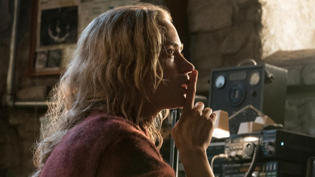 This image released by Paramount Pictures shows Emily Blunt in a scene from A Quiet Place.(AP)