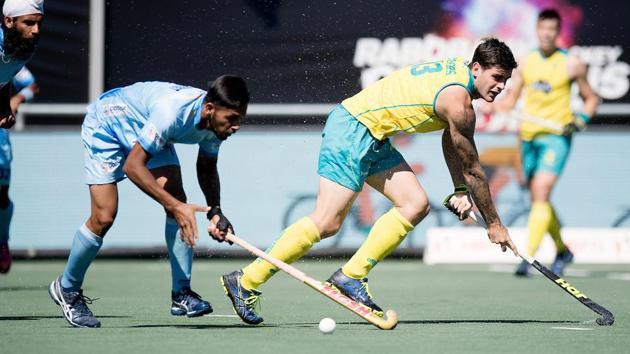 Blake Govers gave Australia the lead in the 24th minute. (Frank Uijlenbroek) Blake Govers gave Australia the lead in the 24th minute. (Frank Uijlenbroek)