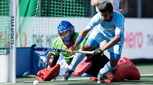 But for India, only Manpreet Singh scored as India lost 3-1 in the shootout. (Frank Uijlenbroek) But for India, only Manpreet Singh scored as India lost 3-1 in the shootout. (Frank Uijlenbroek)