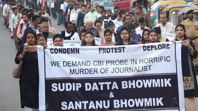 The CBI took over investigations into killings of two journalists in Tripura last month. (PTI File Photo)