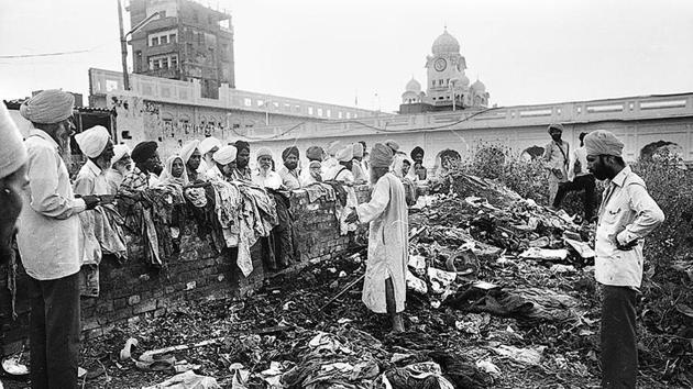 Operation Bluestar was carried out in the first week of June 1984 to tackle separatist militants who had fortified the Golden Temple complex. (HT File) Operation Bluestar was carried out in the first week of June 1984 to tackle separatist militants who had fortified the Golden Temple complex. (HT File)