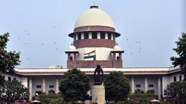 A view of Supreme Court building in New Delhi, India.(HT File Photo)