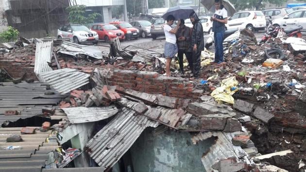 Photos: Train services hit after bridge collapse in Mumbai, 5 injured ...