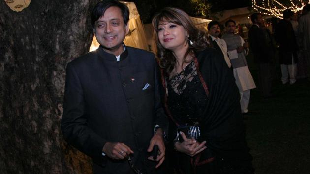 Congress leader Shashi Tharoor on Tuesday moved a Delhi court seeking anticipatory bail in the case related to the death of his wife Sunanda Pushkar. The politician’s plea was filed before Special judge Arvind Kumar who sought Delhi Police’s response and kept it for hearing on Wednesday. Tharoor was earlier summoned as an accused by a magisterial court for the alleged offences of abetment of suicide and committing cruelty towards Pushkar. (Manoj Verma / HT File)