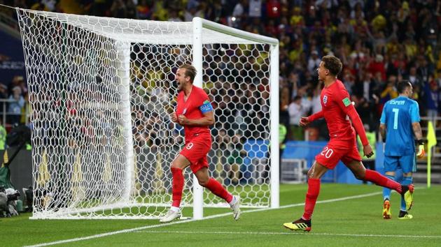 Harry Kane fired England ahead with his tournament-leading sixth goal. (AFP)