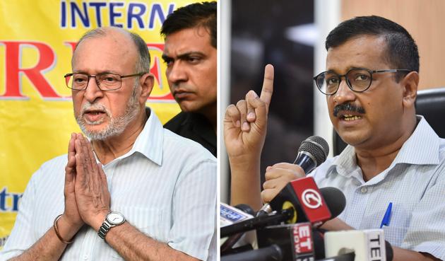 Combo photo of (L-R) Lieutenant Governor of Delhi, Anil Baijal, and Delhi chief minister Arvind Kejriwal. (PTI File Photo) Combo photo of (L-R) Lieutenant Governor of Delhi, Anil Baijal, and Delhi chief minister Arvind Kejriwal. (PTI File Photo)
