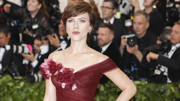 Actor Scarlett Johansson arrives at the Metropolitan Museum of Art Costume Institute Gala (Met Gala). (REUTERS) Actor Scarlett Johansson arrives at the Metropolitan Museum of Art Costume Institute Gala (Met Gala). (REUTERS)