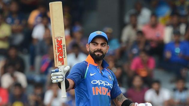 Virat Kohli, Indian cricket team captain, is only the fourth cricketer in the world to enter the elite club of 2000 T20 International runs.(AFP)