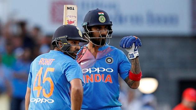 KL Rahul struck his second T20 hundred and first against England.(Action Images via Reuters)