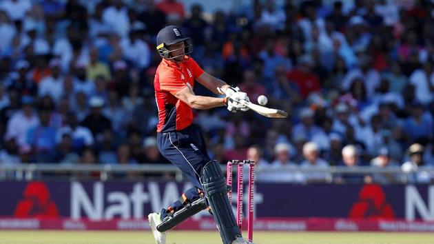 With Roy falling in the fifth over and Alex Hales struggling, Buttler stepped up and took England’s total past 100 in the 12th over. (REUTERS)