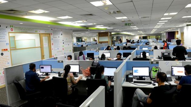 Reflecting improved demand conditions, jobs growth picked up from May’s five-month low, says the June Nikkei India Services Business Activity Index. (Hemant Mishra/mint)