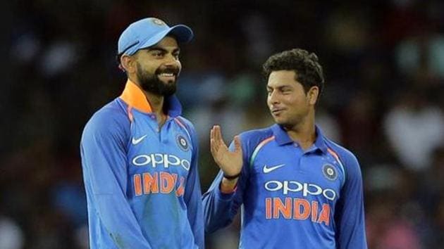 Kuldeep Yadav helped Virat Kohli-led Indian cricket team defeat England easily in the first T20(AP)