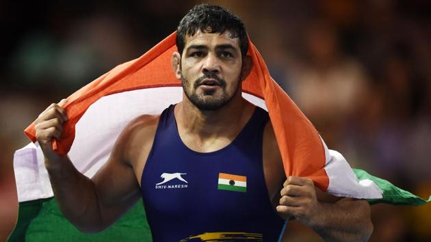 Sushil Kumar lost his wrestling bout to Andrzej Piotr Sokalski at Tbilisi Grand Prix on Wednesday.(AFP)