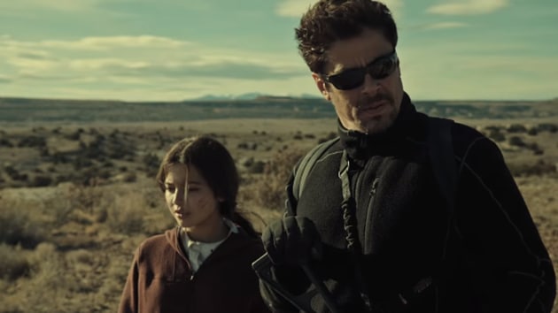 Benicio del Toro and Isabela Moner in a still from Sicario: Day of the Soldado.