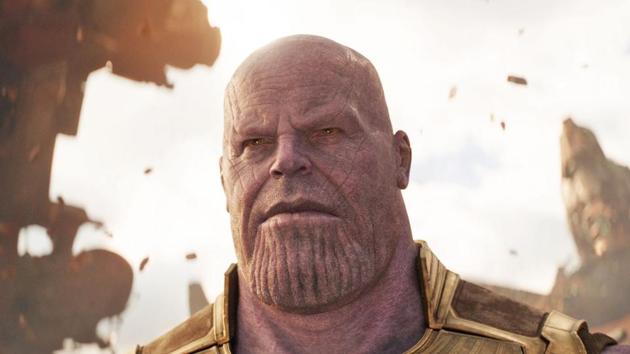 Josh Brolin plays Thanos in Avengers: Infinity War. Josh Brolin plays Thanos in Avengers: Infinity War.