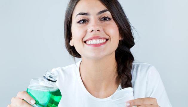 Mouthwash contains triclosan which may cause harm by disrupting good bacteria.(Shutterstock)