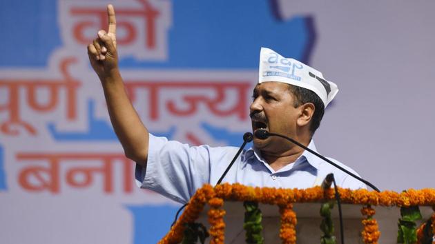 In the run-up to the 2015 assembly elections, AAP chief Arvind Kejriwal talked about fighting corruption and using the ACB effectively.(Vipin Kumar/HT File Photo)