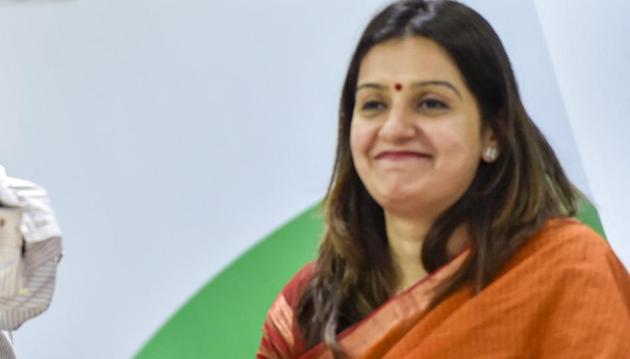 Accused Girish Maheshwari was arrested from Bavla near Ahmedabad late on Wednesday night. Following a directive from the Union home ministry, police had registered a case against Twitter user ‘@GirishK1605’ for threatening to rape Congress spokesperson Priyanka Chaturvedi’s (pictured) 10-year-old daughter.(PTI/File Photo)