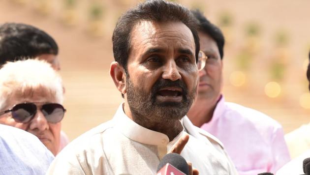 Congress leader Shaktisinh Gohil alleged that a ‘Bitcoin Scam’ of over <span class='webrupee'>₹</span>5,000 crore has surfaced in Gujarat, and charged the top BJP leadership in Gujarat with being involved in converting black money.(HT File Photo)