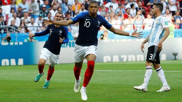 France's Kylian Mbappe would hope to repeat his goal-scoring ability prowess(Reuters)