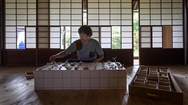 Now working as a researcher at an art museum, Tatsumi has stored this collection in small wooden boxes, like a piece of precious jewellery. He has already exhibited his collection in Japan, and plans to take it to Paris and South Korea soon. He wants the collection to remind people to show appreciation and consideration for what they have. “Cash isn’t the only way to show your warm feelings,” he said. (Harumi Ozawa / AFP) Now working as a researcher at an art museum, Tatsumi has stored this collection in small wooden boxes, like a piece of precious jewellery. He has already exhibited his collection in Japan, and plans to take it to Paris and South Korea soon. He wants the collection to remind people to show appreciation and consideration for what they have. “Cash isn’t the only way to show your warm feelings,” he said. (Harumi Ozawa / AFP)