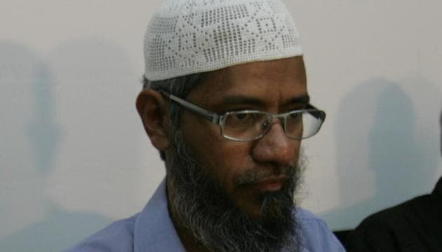 India’s request to extradite controversial Islamic preacher Zakir Naik is under ‘active consideration’ of the Malaysian authorities, the government said on Thursday.(Vijayanand Gupta/HT Photo)