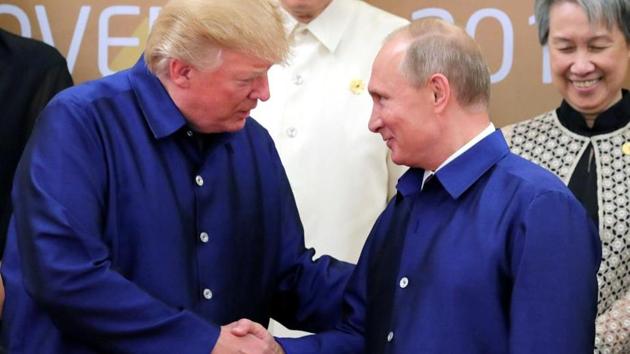 The US senate committee said Russia had interfered in the 2016 elections, the “influence campaign was approved by President Putin” and the goal was to “denigrate secretary (of state) Clinton” and that “Putin and the Russian government (had) developed a clear preference for Trump”.(Reuters/File Photo) The US senate committee said Russia had interfered in the 2016 elections, the “influence campaign was approved by President Putin” and the goal was to “denigrate secretary (of state) Clinton” and that “Putin and the Russian government (had) developed a clear preference for Trump”.(Reuters/File Photo)