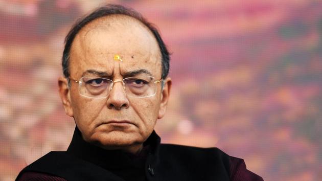 Union finance minister Arun Jaitley said on Thursday the Supreme Court’s ruling over the fight for control of Delhi does not add or take away from the powers of the state government and the Centre even as the Aam Aadmi Party (AAP) accused the Lieutenant Governor and bureaucrats of disrespecting Wednesday’s order. (Raj K Raj / HT Photo)