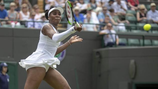 Venus Williams (USA) defeated Alexandra Dulgheru (ROU) 4-6, 6-0, 6-1 (USA TODAY Sports)