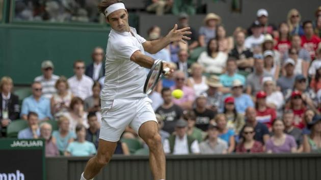 In men’s singles second round, Roger Federer (SUI) defeated Lukas Lacko (SVK) 6-4 6-4 6-1. (USA TODAY Sports)