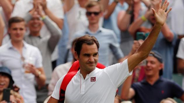 Roger Federer compiled 48 winners and just 11 unforced errors during his Wimbledon second round match against Slovakia's Lukas Lacko.(Reuters)