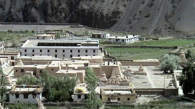 Tabo monastery in Lahaul and Spiti district is also known as the Ajantas of the Himalayas for its artworks and paintings. (HT Photo) Tabo monastery in Lahaul and Spiti district is also known as the Ajantas of the Himalayas for its artworks and paintings. (HT Photo)