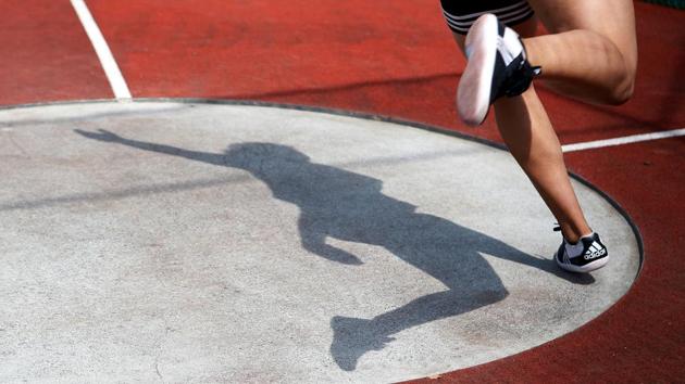 A view during the Women's Discus final at the Alexander Stadium during the British Championships. (Craig Brough / Action Images via Reuters)