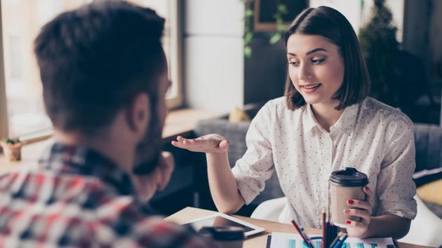 Conversations are linked to greater happiness, but small talk has no relationship with happiness one way or the other.(Shutterstock) Conversations are linked to greater happiness, but small talk has no relationship with happiness one way or the other.(Shutterstock)