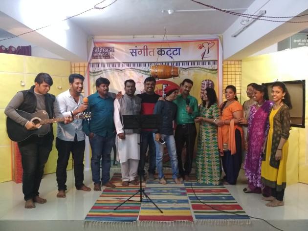 Members of Sangeet Katta render a performance. (HT PHOTO) Members of Sangeet Katta render a performance. (HT PHOTO)