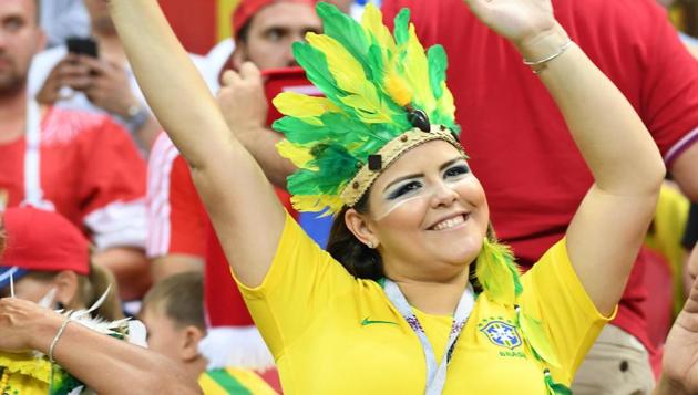 Brazil had reached the quarter-finals with a 2-0 win over Mexico. (HT PHOTO/Utpaal Sorkkar) Brazil had reached the quarter-finals with a 2-0 win over Mexico. (HT PHOTO/Utpaal Sorkkar)