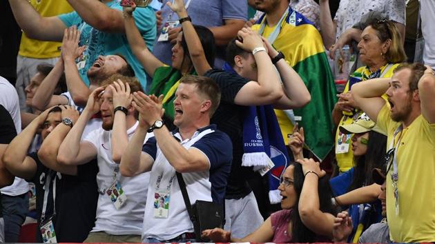 But on Friday, Brazil couldn’t perform to the best of their ability against Belgium. (HT PHOTO/Utpaal Sorkkar) But on Friday, Brazil couldn’t perform to the best of their ability against Belgium. (HT PHOTO/Utpaal Sorkkar)