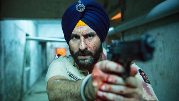 Saif Ali Khan plays Inspector Sartaj Singh in Netflix’s Sacred Games.(Netflix)