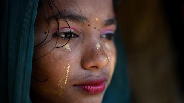 For most Rohingya and Burmese women, thanaka is part of their daily regimen. Razina Begum, 16, said, “I use the make up to make my face clean and fresh. I wear it everyday.” (Clodagh Kilcoyne / REUTERS) For most Rohingya and Burmese women, thanaka is part of their daily regimen. Razina Begum, 16, said, “I use the make up to make my face clean and fresh. I wear it everyday.” (Clodagh Kilcoyne / REUTERS)