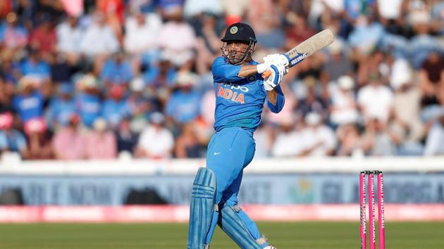 MS Dhoni and Hardik Pandya struck some big blows in the final over to help India reach 148/5. (REUTERS) MS Dhoni and Hardik Pandya struck some big blows in the final over to help India reach 148/5. (REUTERS)