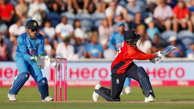 Joe Root was cleaned up by Yuzvendra Chahal as England struggled. (REUTERS) Joe Root was cleaned up by Yuzvendra Chahal as England struggled. (REUTERS)
